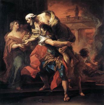 卡勒 凡 路 Aeneas Carrying Anchises